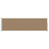 vidaXL Retractable Side Awning 160 x 500 cm Polyester Rectangular