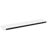vidaXL Floating Wall Shelves 4 pcs High Gloss White 120x23.5x3.8 cm MDF