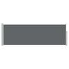 vidaXL Retractable Side Awning Anthracite 300 x 100 cm Polyester