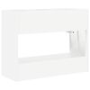 vidaXL Umbrella Stand White 65 x 24 x 50 cm Engineered Wood