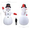 vidaXL Christmas Inflatable Snowman with LED IP44 600 cm XXL