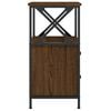 vidaXL Bedside Cabinet Brown Oak 34x35.5x70 cm Engineered Wood