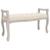 vidaXL Bench 110x45x60 cm Linen