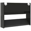 vidaXL Wall Shoe Cabinet High Gloss Black 80x18x60 cm Engineered Wood