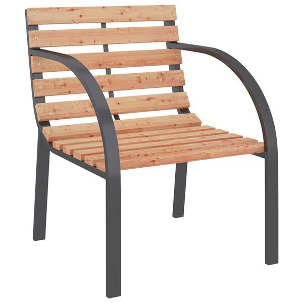 vidaXL Garden Chairs 2 pcs Wood