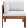 vidaXL Garden Corner Sofa with Cushions Wood Acacia&Rope