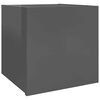 vidaXL 8 Piece TV Cabinet Set High Gloss Grey Engineered Wood