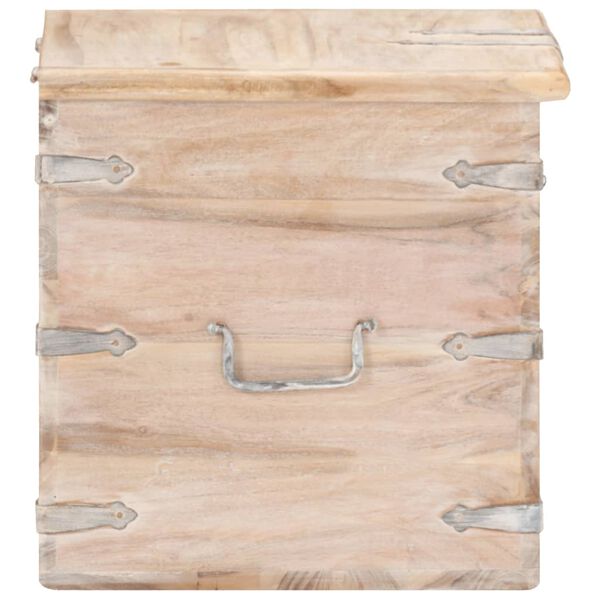 vidaXL Chest 40x40x40 cm Solid Acacia Wood