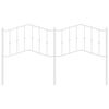 vidaXL Metal Headboard White 180 cm