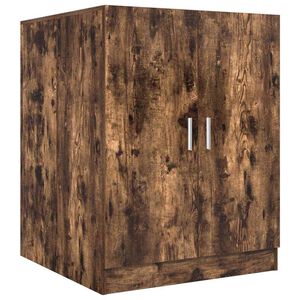 vidaXL Washing Machine Cabinet Smoked Oak 71x71,5x91,5cm