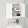 vidaXL Bathroom Mirror Cabinet White 60 x 20 x 60 cm Engineered Wood