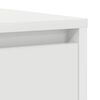 vidaXL Sideboard White 29.5x34x76 cm Engineered Wood