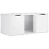 vidaXL Cat Crate Furniture White 100 x 49 x 45 cm Engineered Wood