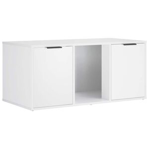 vidaXL Cat Crate Furniture White 100 x 49 x 45 cm Engineered Wood