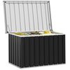 vidaXL Garden Storage Box Anthracite 109x67x65 cm