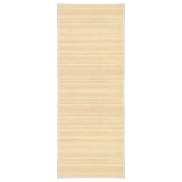 vidaXL Rug Bamboo 80x200 cm Natural