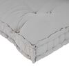 vidaXL Pallet Sofa Cushion Grey Fabric