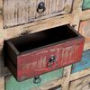vidaXL Reclaimed Cabinet Solid Wood Multicolour with 16 Drawers