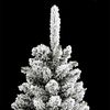 vidaXL Artificial Christmas Tree with 300 LEDs with Stand White 240 cm