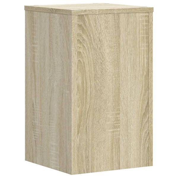 vidaXL Plant Stands 2 pcs Sonoma Oak 30x30x50 cm Engineered wood