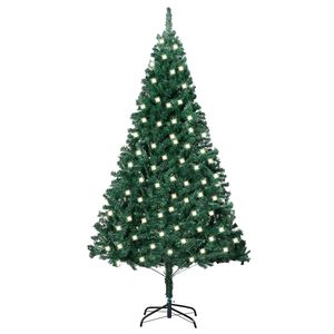 vidaXL Artificial Pre-lit Christmas Tree Thick Branches Green 120 cm