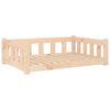 vidaXL Dog Bed 95.5 x 65.5 x 28 cm Natural