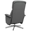 vidaXL Massage Recliner Chair with Footrest Dark Grey Fabric