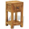 vidaXL Nightstand with 1 Drawer Solid Mango Wood