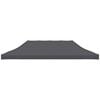 vidaXL Party Tent Roof 3x6 m Anthracite
