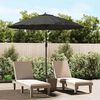 vidaXL Garden Parasol with Aluminium Pole 270 cm Anthracite