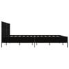 vidaXL Bed Frame without Mattress Black 135x190 cm Double