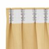 vidaXL Blackout Curtains with Rings 2 pcs Beige 245 x 140 cm Polyester