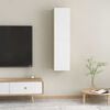 vidaXL TV Cabinets 2 pcs White and Sonoma Oak 30.5x30x60 cm Engineered Wood