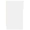 vidaXL Bedside Cabinets with Drawer 2 pcs White 20x36x60 cm