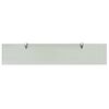 vidaXL Floating Shelves 2 pcs Glass 100x20 cm 8 mm