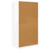 vidaXL Bathroom Cabinet with Door High Gloss White 79.5 x 49 x 156 cm