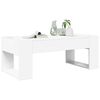 vidaXL Coffee Table White 110 x 50 x 41 cm Engineered Wood