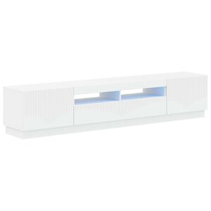 vidaXL 5 Piece LED TV Cabinet White Engineered Wood