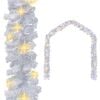 vidaXL Christmas Garland | White | PVC | Extra Long | Christmas Garland | Other