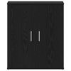 vidaXL Shoe Cabinets 2 pcs Black 31.5x35x70 cm Engineered Wood