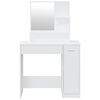 vidaXL Dressing Table Set White 86.5x35x136 cm