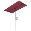vidaXL Garden Parasol with Aluminium Pole 180x110 cm Bordeaux Red
