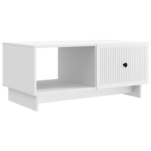vidaXL Coffee Table White 90 x 50 x 40 cm Engineered Wood