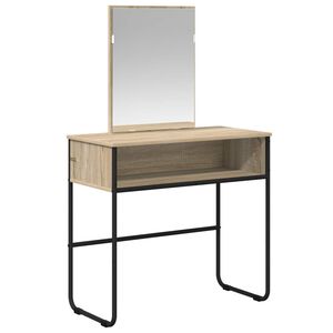 vidaXL Dressing Table Sonoma Oak 81 x 40 x 131 cm Engineered Wood