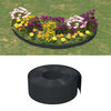 vidaXL Garden Edgings 3 pcs Black 10 m 20 cm Polyethylene