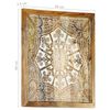vidaXL Hand-Carved Wall Panels 2 pcs Solid Mango Wood 60x60x2.5 cm