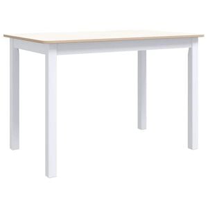 vidaXL Dining Table | White and Brown