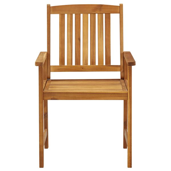 vidaXL Garden Chairs 8 pcs Solid Acacia Wood