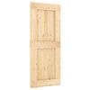 vidaXL Sliding Door with Hardware Set 85x210 cm Solid Wood Pine
