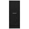 vidaXL Apothecary Cabinet Black oak 30 x 41 x 77.5 cm Engineered wood